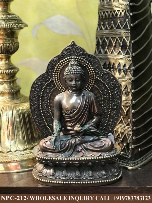 Pardi Buddha Siiting on Lotus, Gautam Buddha Statue Manufacturer