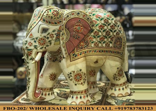 marble statues online,marble statues manufacturers, marble statues wholesale, marble idols near me, Corporate Gifts,elephant,festive décor,statue manufacures