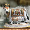 marble statues online,marble statues manufacturers, marble statues wholesale, marble idols near me, Corporate Gifts,cow,festive décor,statue manufacures