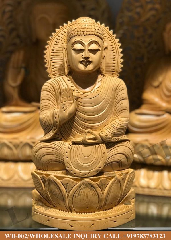 Wooden statues online,Wooden statues manufacturers, Wooden statues wholesale, Wooden idols near me, Corporate Gifts,Buddha,festive décor,statue manufacures