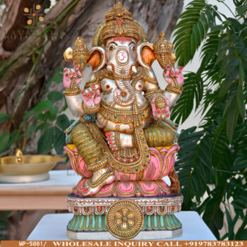 Wooden Painting Ganesh